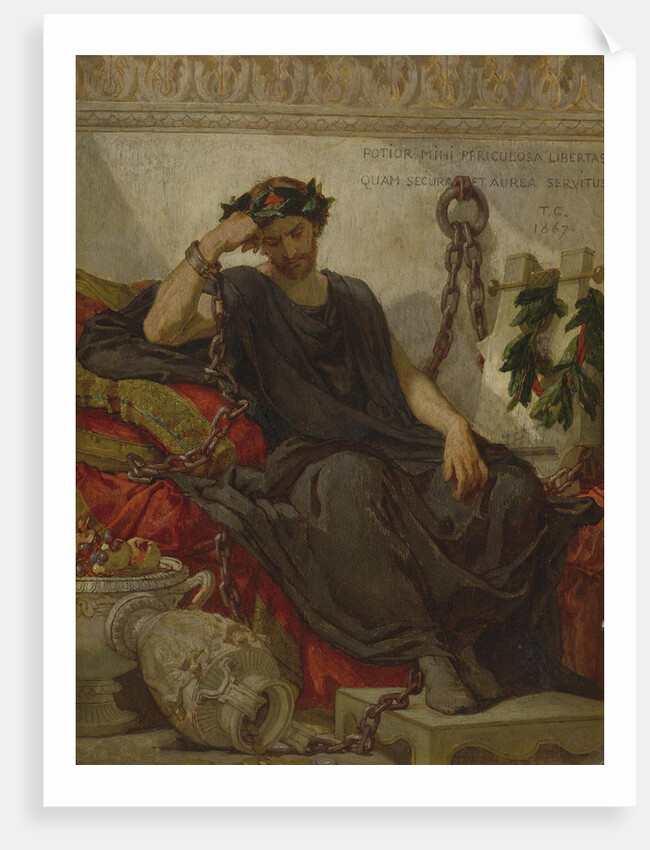 Damocles, 1867 by Thomas Couture