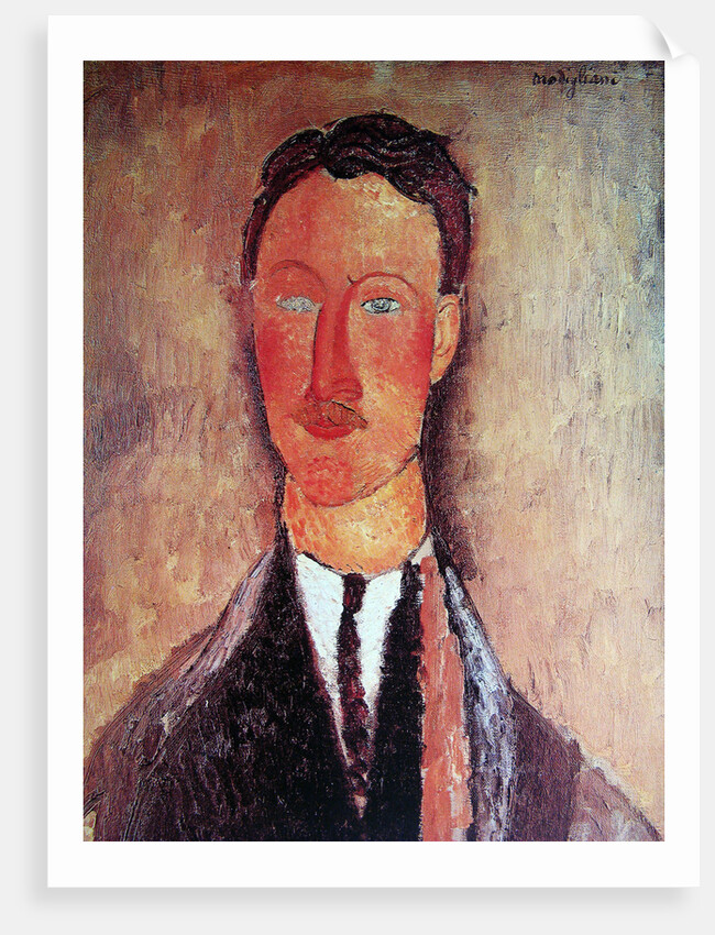 Portrait of Léopold Survage, 1918 by Amedeo Modigliani