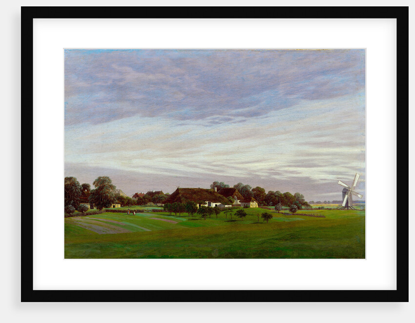 Flat Countryside (Near Greifswald), 1822-1823 by Caspar David Friedrich
