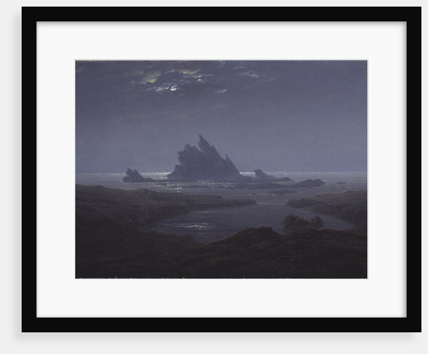 Rocky Reef on the Sea Shore, c. 1824 by Caspar David Friedrich
