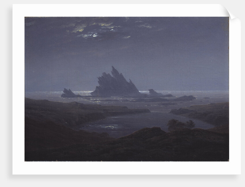 Rocky Reef on the Sea Shore, c. 1824 by Caspar David Friedrich