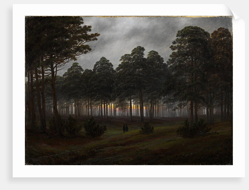 The times of day: The evening, 1821-1822 by Caspar David Friedrich