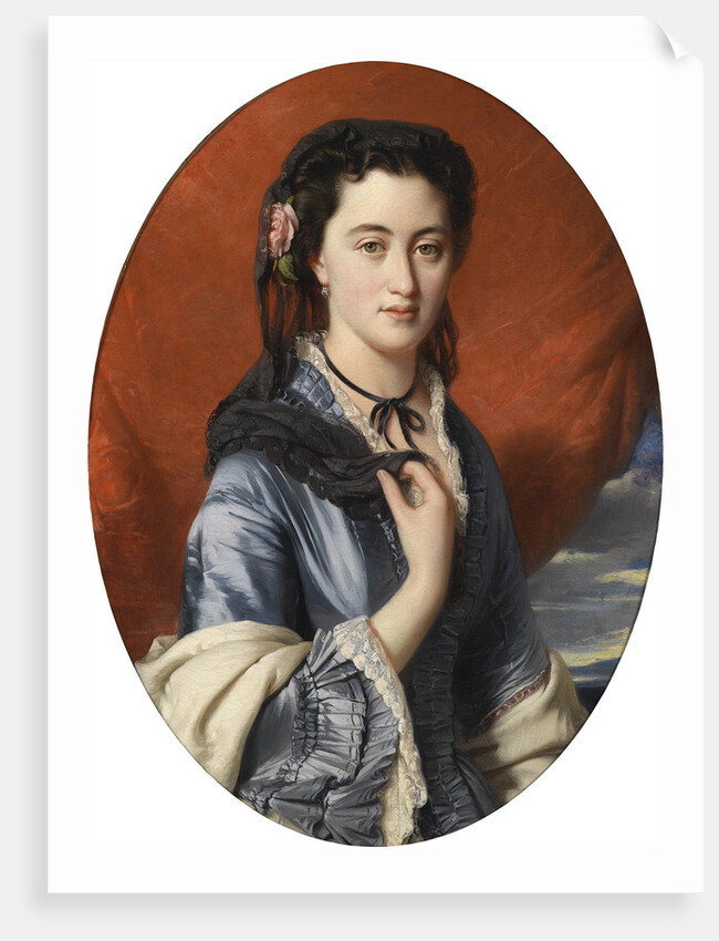 Portrait of Countess Varvara Musina-Pushkina, 1864 by Franz Xavier Winterhalter