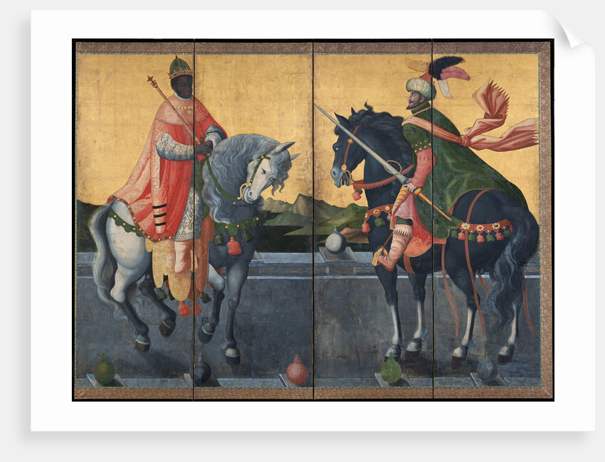 Western Kings on Horseback, First third of 17th cen by Anonymous