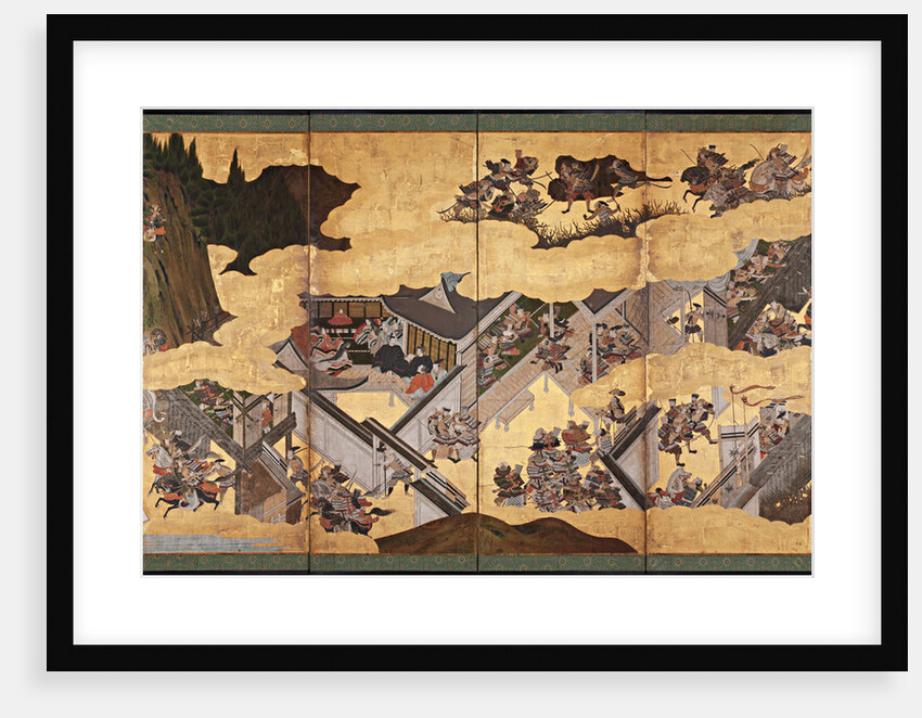 Battle scenes from the Tale of Heike (Heike Monogatari), First third of 17th cen by Anonymous