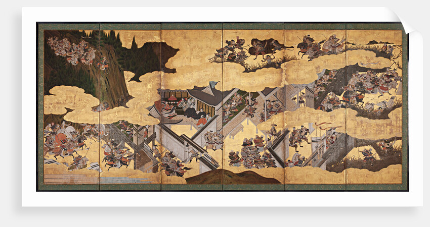 Battle scenes from the Tale of Heike (Heike Monogatari), First third of 17th cen by Anonymous