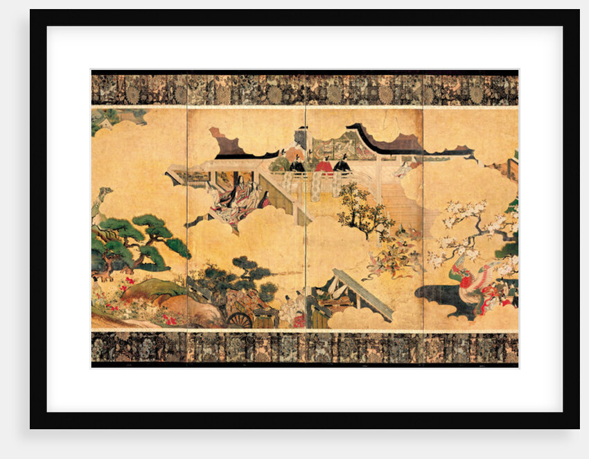 Scenes from The tale of Genji (Genji monogatari), 17th century by Anonymous