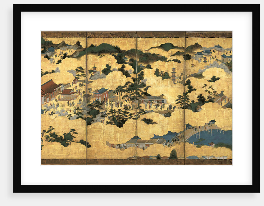 Scenes in and around Kyoto, ca 1690 by Anonymous