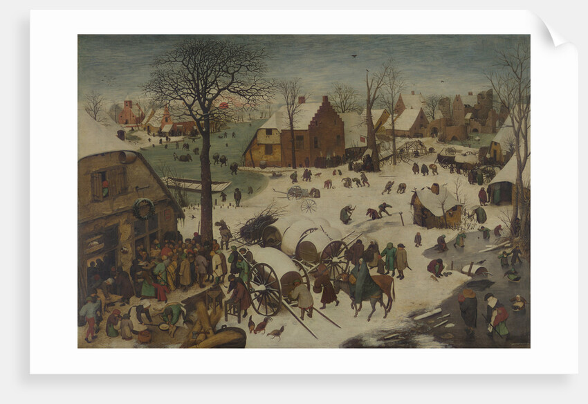 The Census at Bethlehem (The Numbering at Bethlehem), 1566 by Pieter Bruegel the Elder