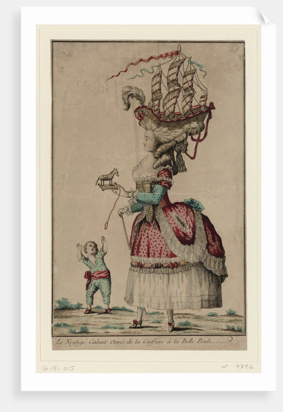 Coiffure à la Belle-Poule, 1778 by Anonymous