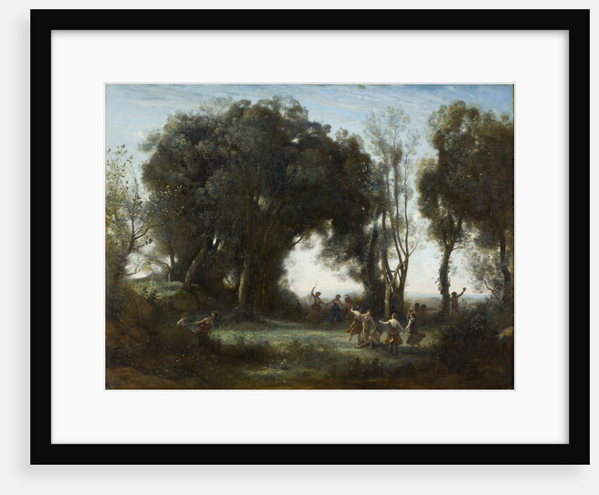 A Morning. The dance of the Nymphs, 1850 by Jean-Baptiste Camille Corot