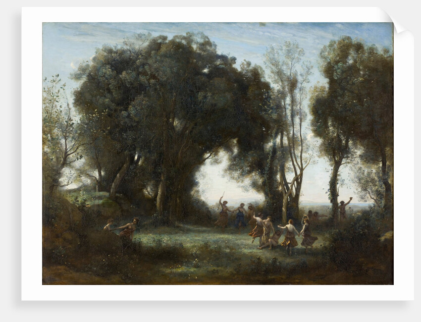 A Morning. The dance of the Nymphs, 1850 by Jean-Baptiste Camille Corot