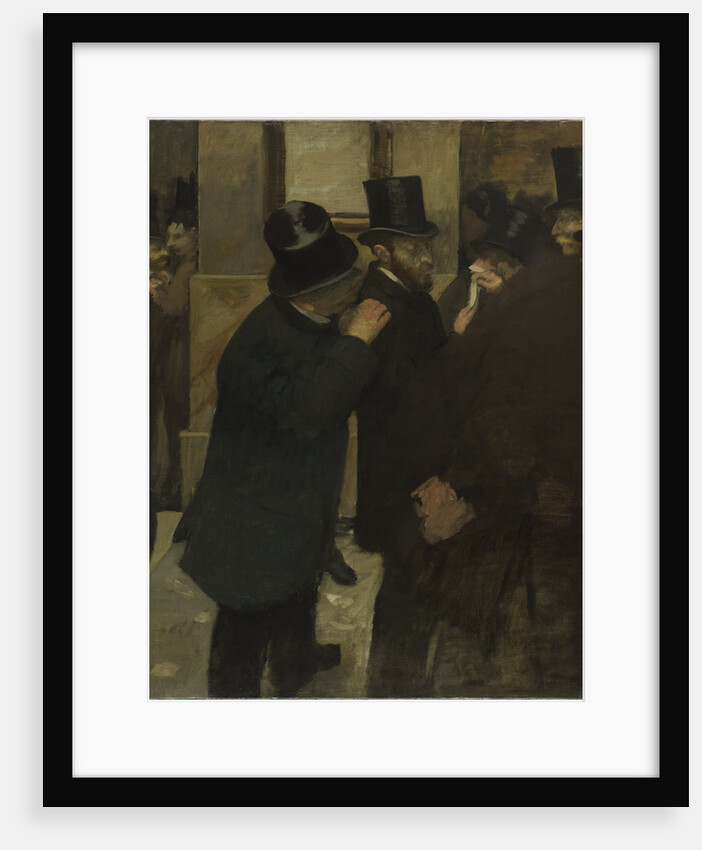 Portraits at the Stock Exchange, 1878-1879 by Edgar Degas