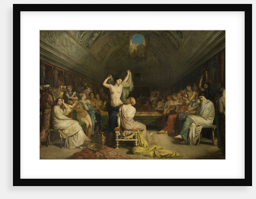 Tepidarium, the room where the women of Pompeii came to rest and dry themselves after bathing, 185 by Théodore Chassériau