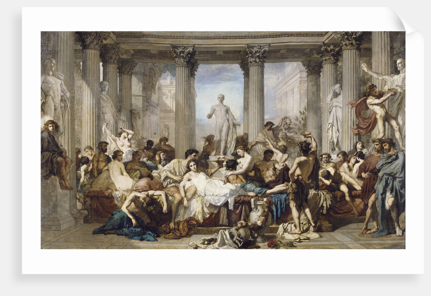 Romans during the Decadence, 1847 by Thomas Couture