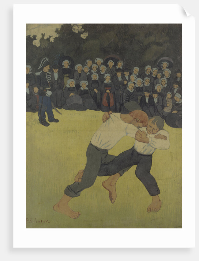 Breton Wrestling, 1890-1891 by Paul Sérusier