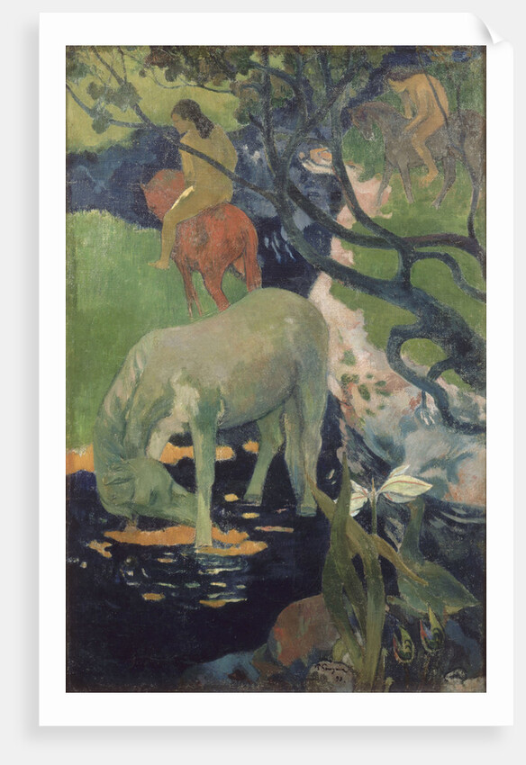 The White Horse, 1898 by Paul Eugéne Henri Gauguin