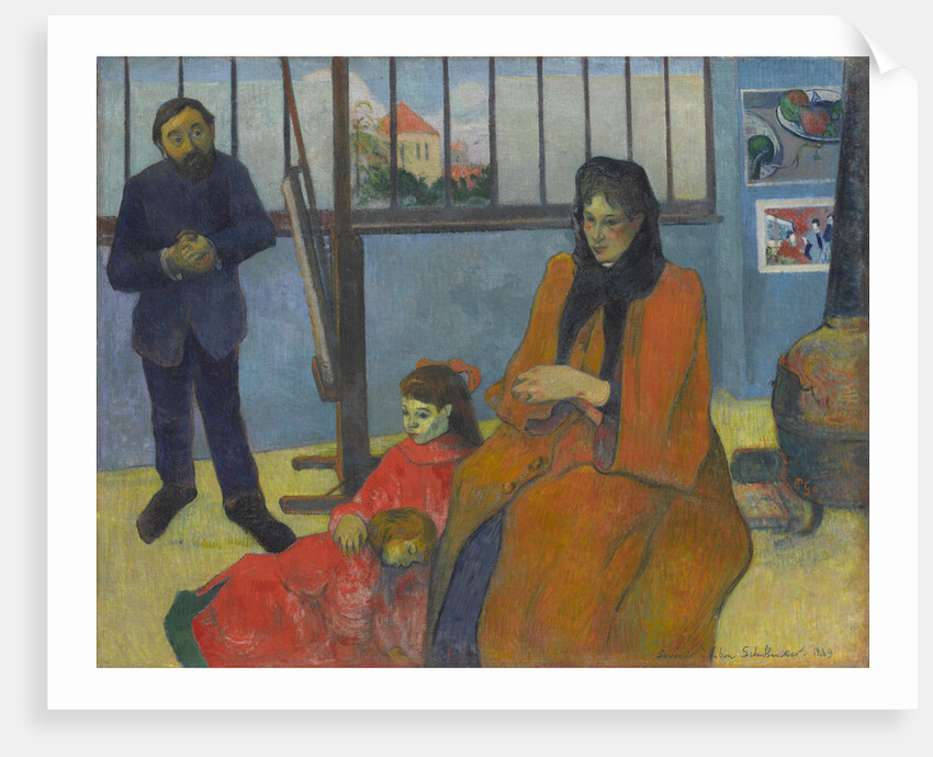 Emile Schuffeneckers Studio, 1889 by Paul Eugéne Henri Gauguin