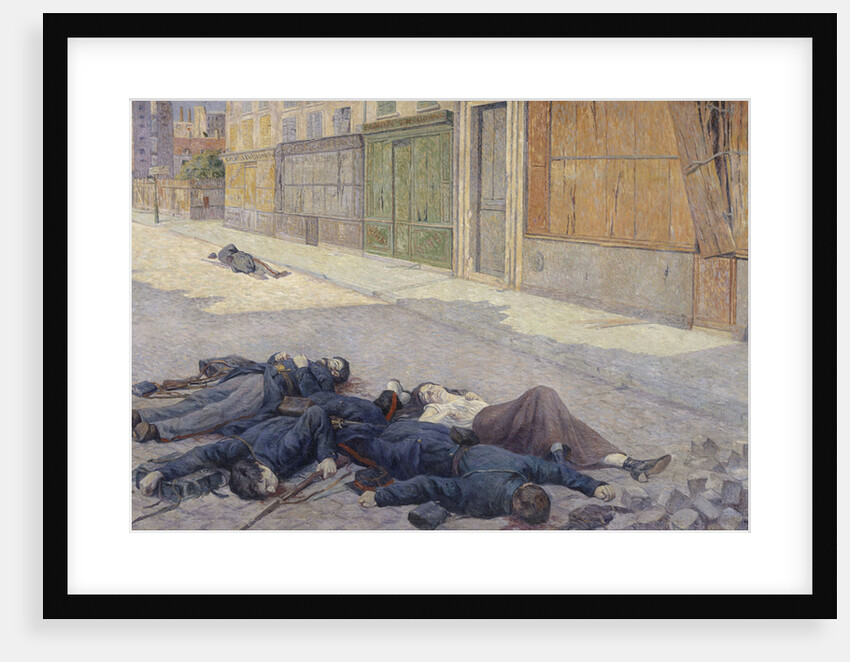 A Street in Paris in May 1871, 1903-1905 by Maximilien Luce