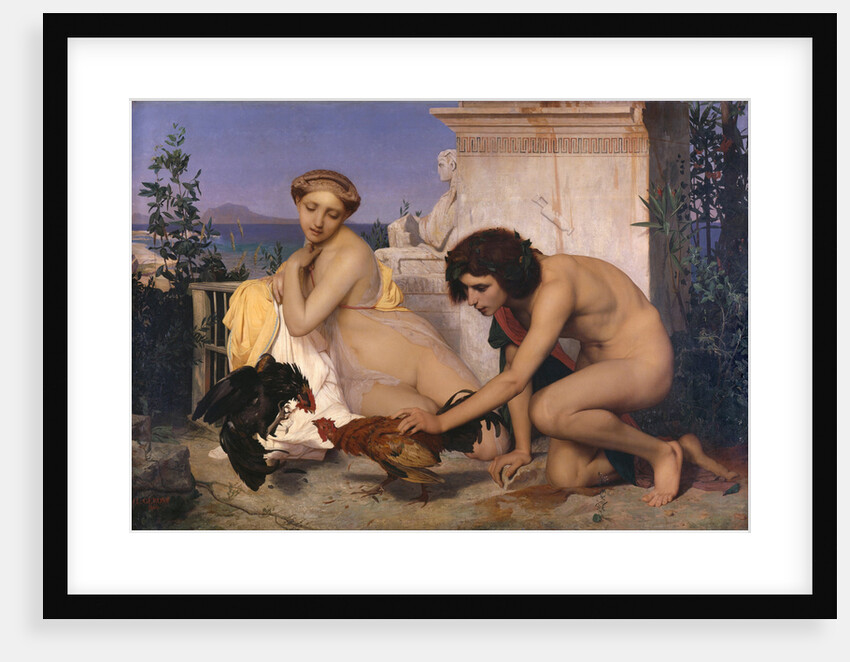 Young Greeks Attending a Cock Fight (The Cock Fight), 1846 by Jean-Léon Gerôme
