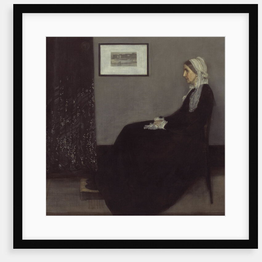 Arrangement in Grey and Black No. 1 (Portrait of the Artists Mother), 1871 by James Abbott McNeill Whistler