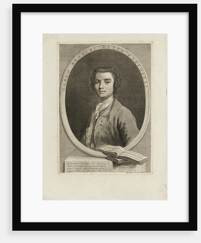 Portrait of the singer Farinelli (Carlo Broschi), 1735 by Jacopo Amigoni