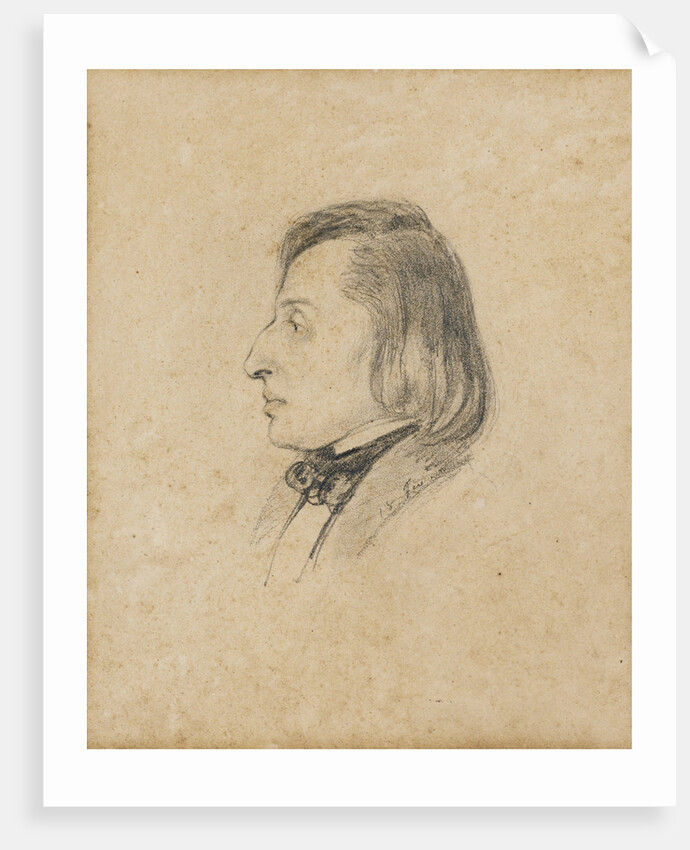 Portrait of Frédéric Chopin by Pauline Viardot-García