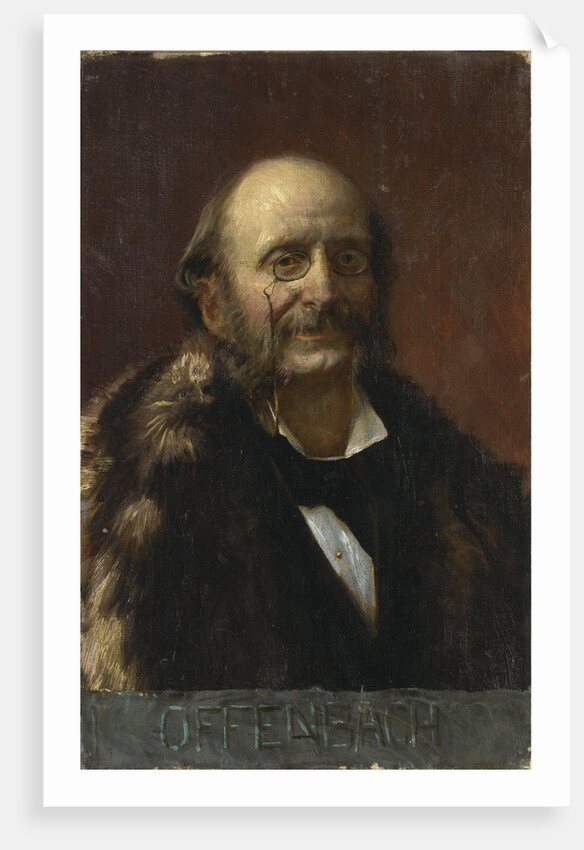 Portrait of Jacques Offenbach by Anonymous
