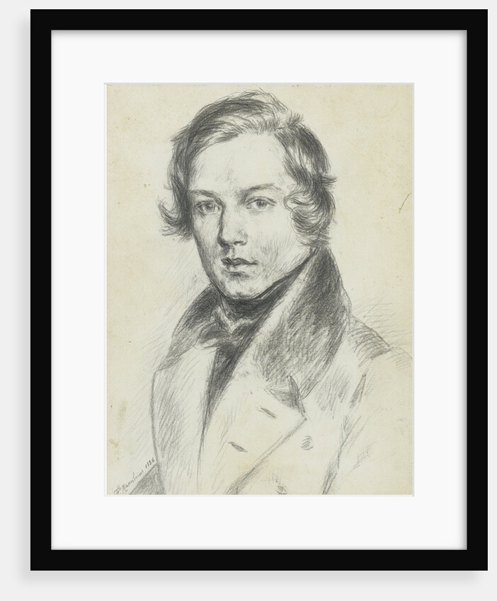 Robert Schumann, 1836 by F. Mannheim