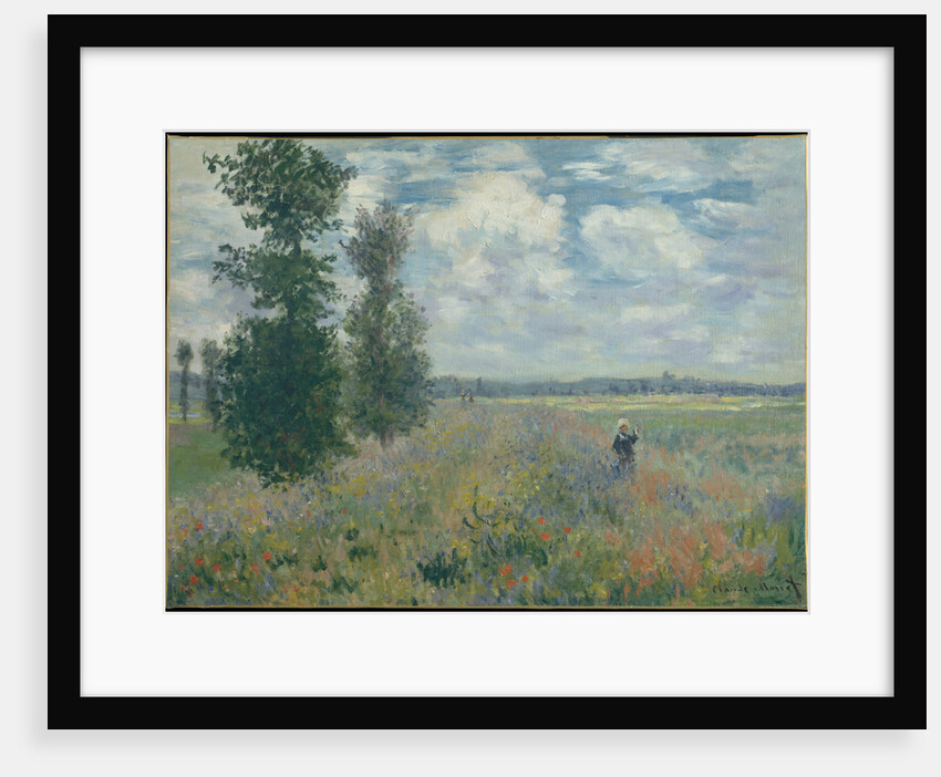 Poppy Fields near Argenteuil, 1875 by Claude Monet