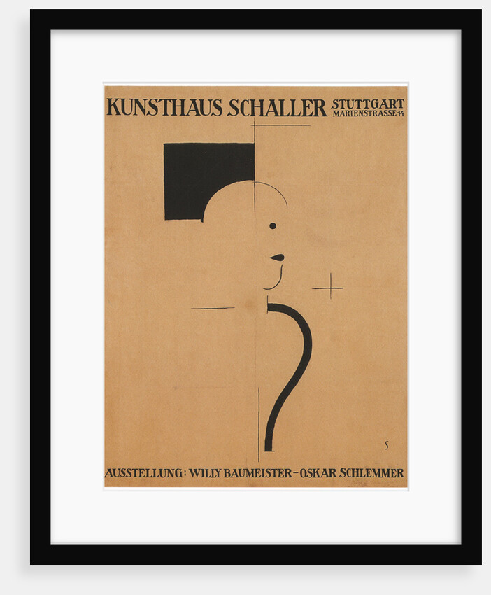 Art Exhibition: Willy Baumeister - Oskar Schlemmer, 1918 by Oskar Schlemmer