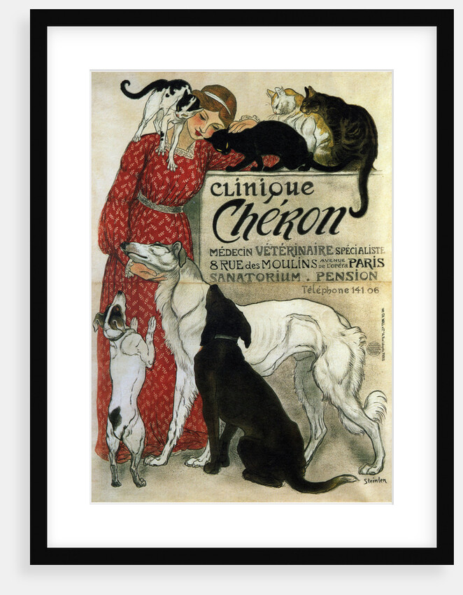 Clinique Chéron, 1905 by Théophile Alexandre Steinlen