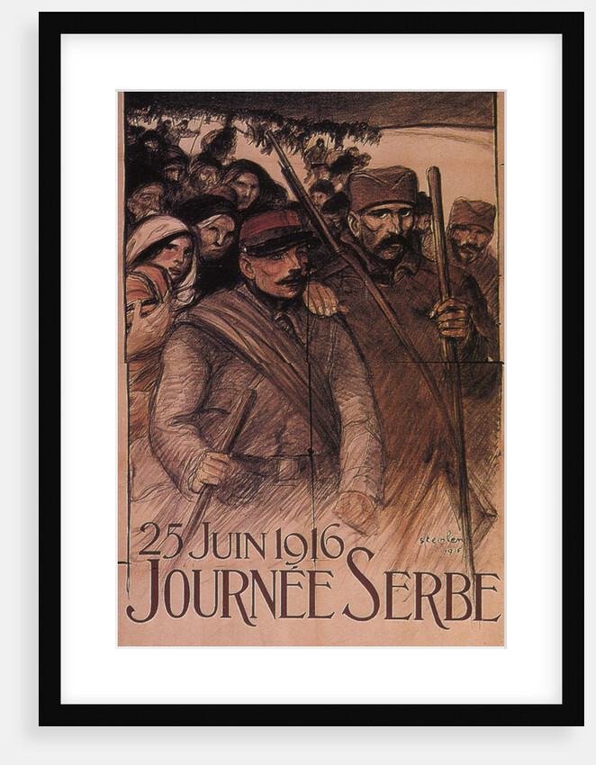 Serbia Day, 25 June 1916, 1916 by Théophile Alexandre Steinlen