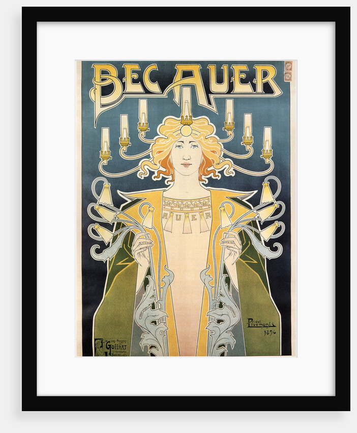 Bec Auer, 1896 by Henri Privat-Livemont