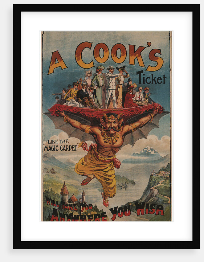 A Cooks Ticket will take you Anywhere you Wish, 1905 by Alex K. Sutton