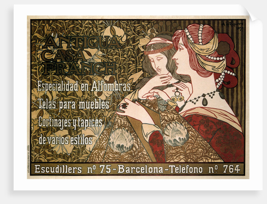 Antigua Casa Franch, 1899 by Alejandro de Riquer Inglada