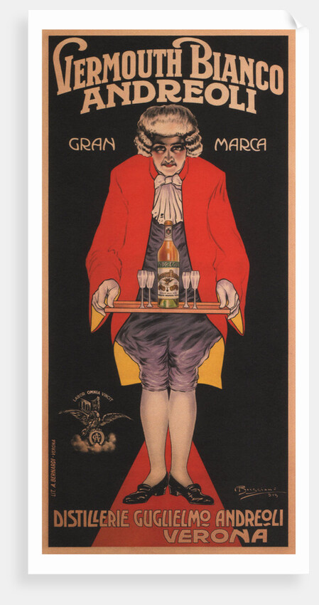 Vermouth Bianco Andreoli, 1919 by Attilio Bresciani