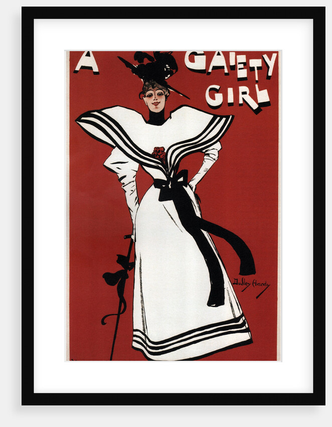 Poster for the musical comedy A Gaiety Girl by Sidney Jones, 1893 by Dudley Hardy