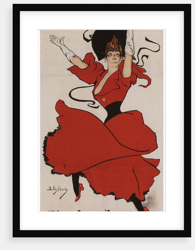Poster for the musical comedy A Gaiety Girl by Sidney Jones, 1894 by Dudley Hardy
