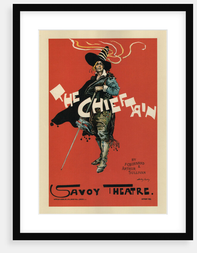 Poster for the Oper The Chieftain by A. Sullivan and F. C. Burnand, 1894 by Dudley Hardy