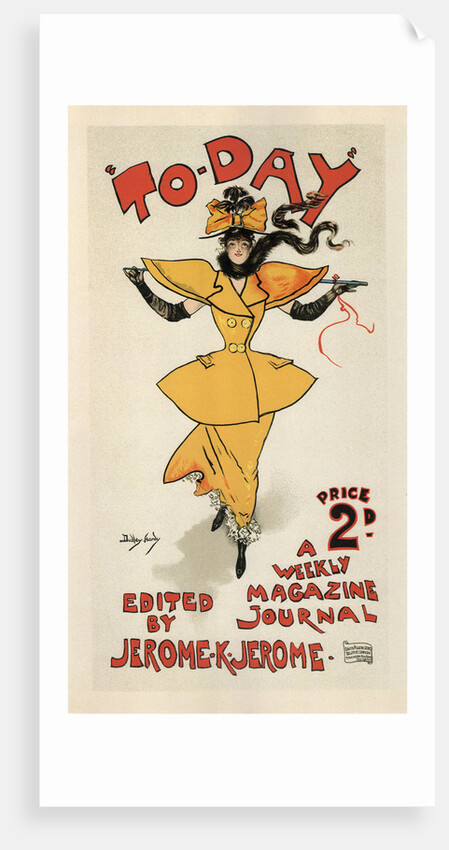 Journal To-Day, edited by Jerome K. Jerome (Poster), 1895 by Dudley Hardy