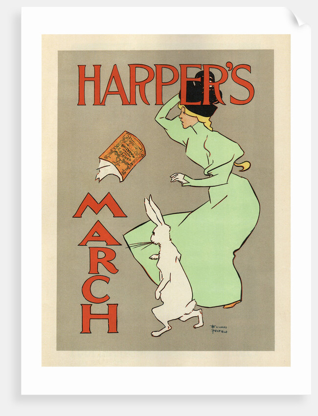 Harpers March, 1894 by Edward Penfield