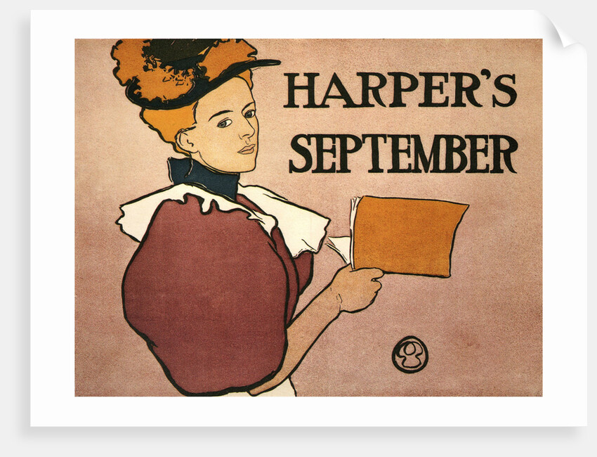 Harpers September, 1896 by Edward Penfield