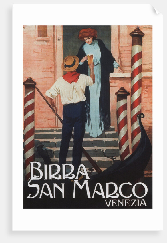 Beer San Marco, c. 1909 by Gian Emilio Malerba