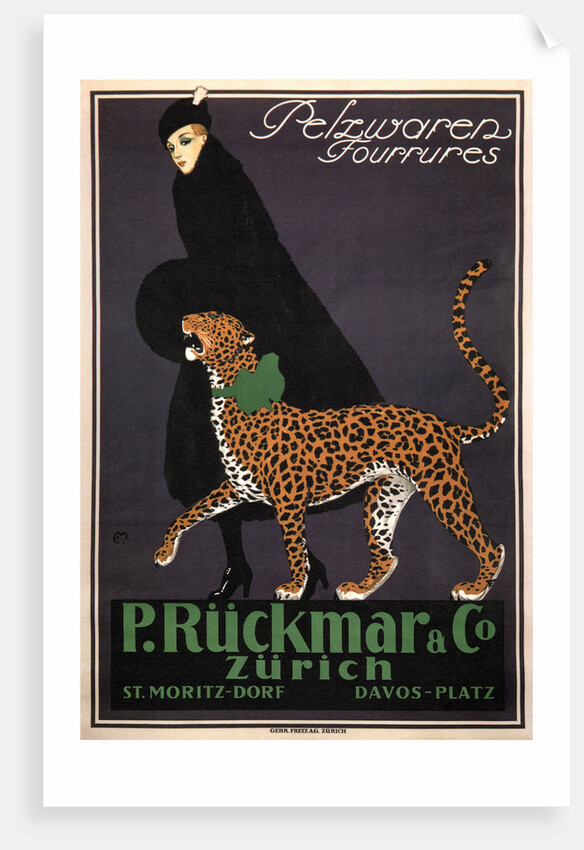 Fur goods P. Rückmar & Co, c. 1910 by Ernest Montaut