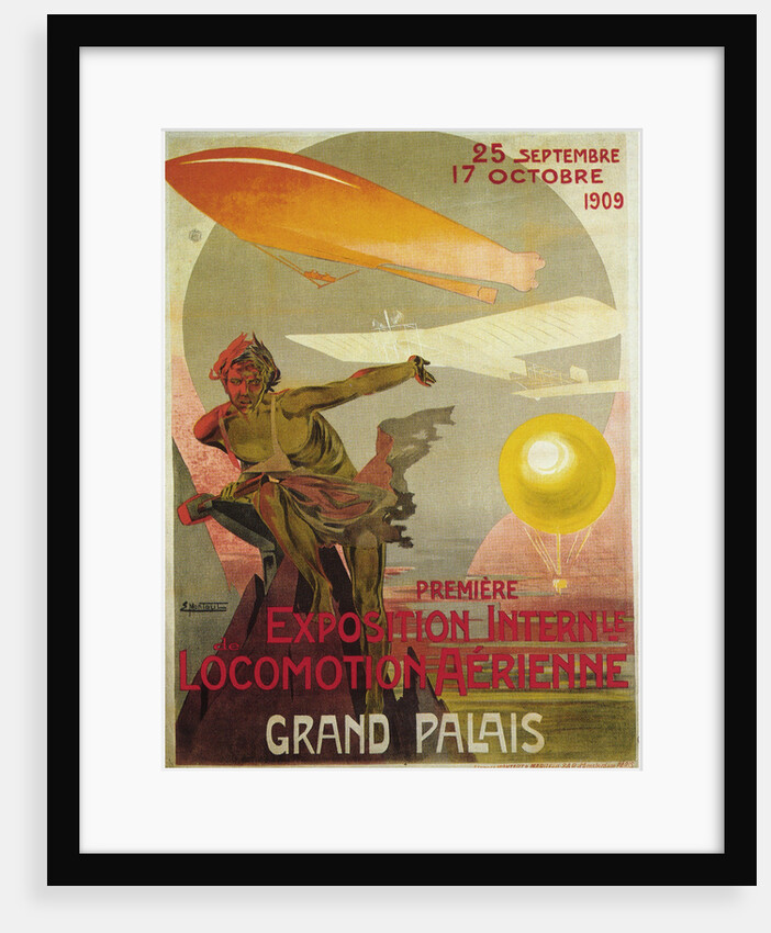 The first Salon de la locomotion aérienne, 1909 by Ernest Montaut