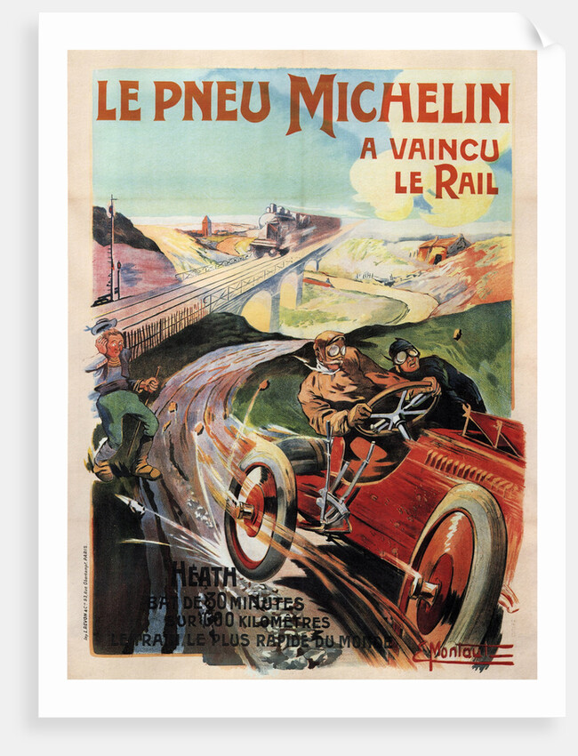 Michelin Tires, 1905 by Ernest Montaut