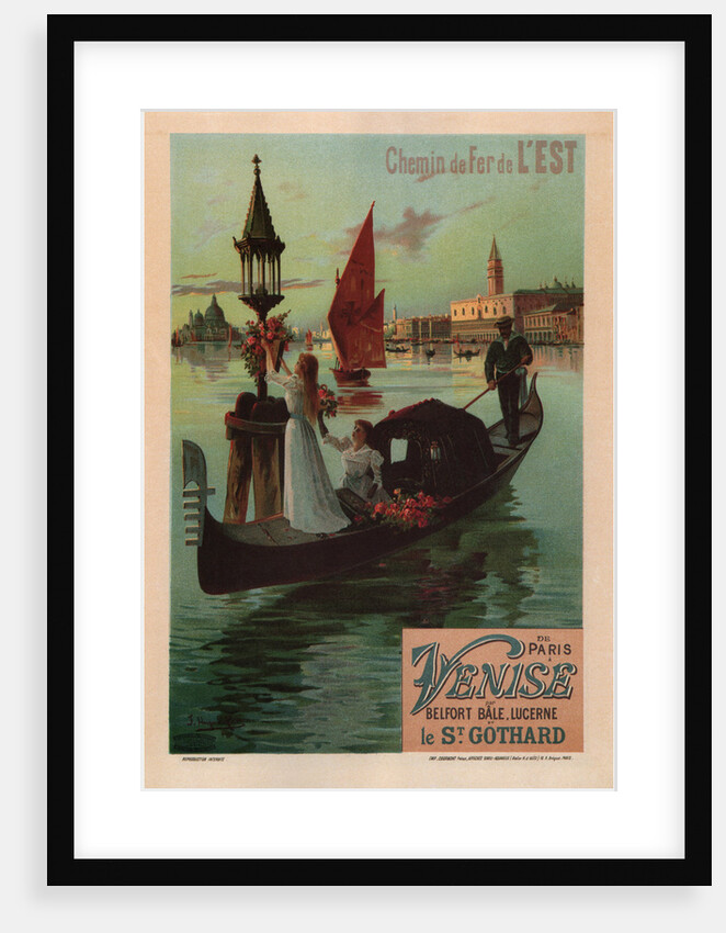 Chemins de fer de lEst, 1890 by Frédéric Hugo d'Alesi