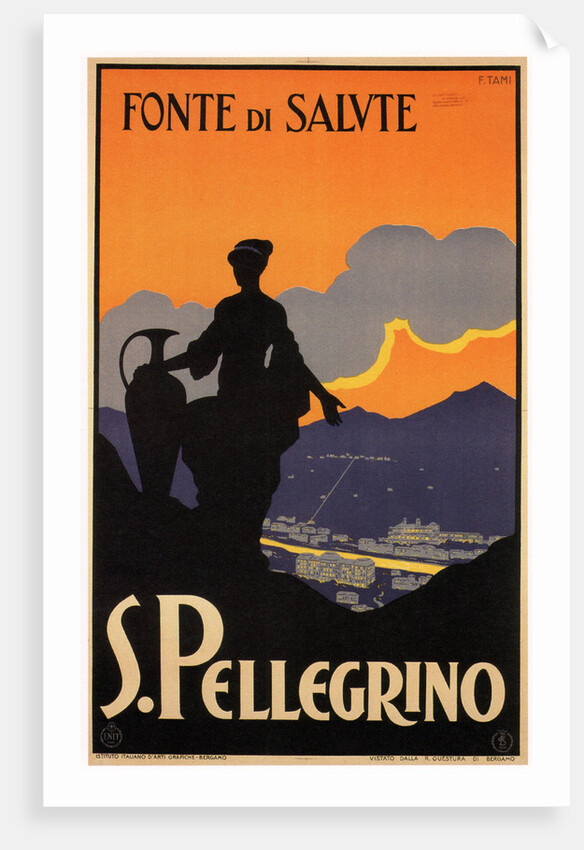S. Pellegrino, 1928 by Fortunato Tami