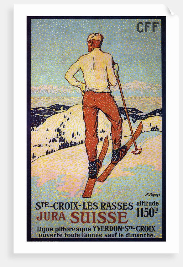 Les Rasses, Sainte-Croix, 1921 by François Jacques